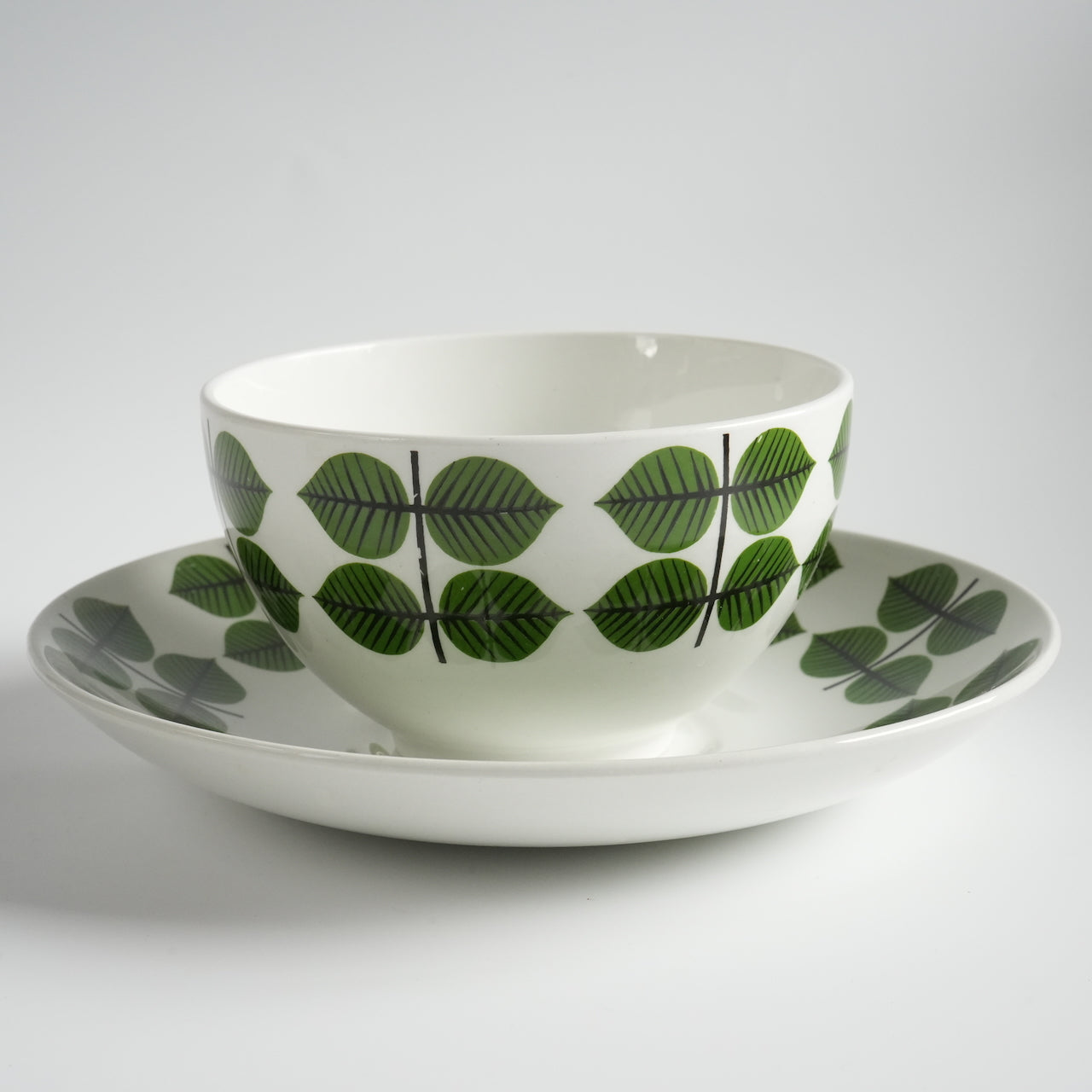 Rare Gustavsberg Bersa Vintage Morning Cup and Saucer