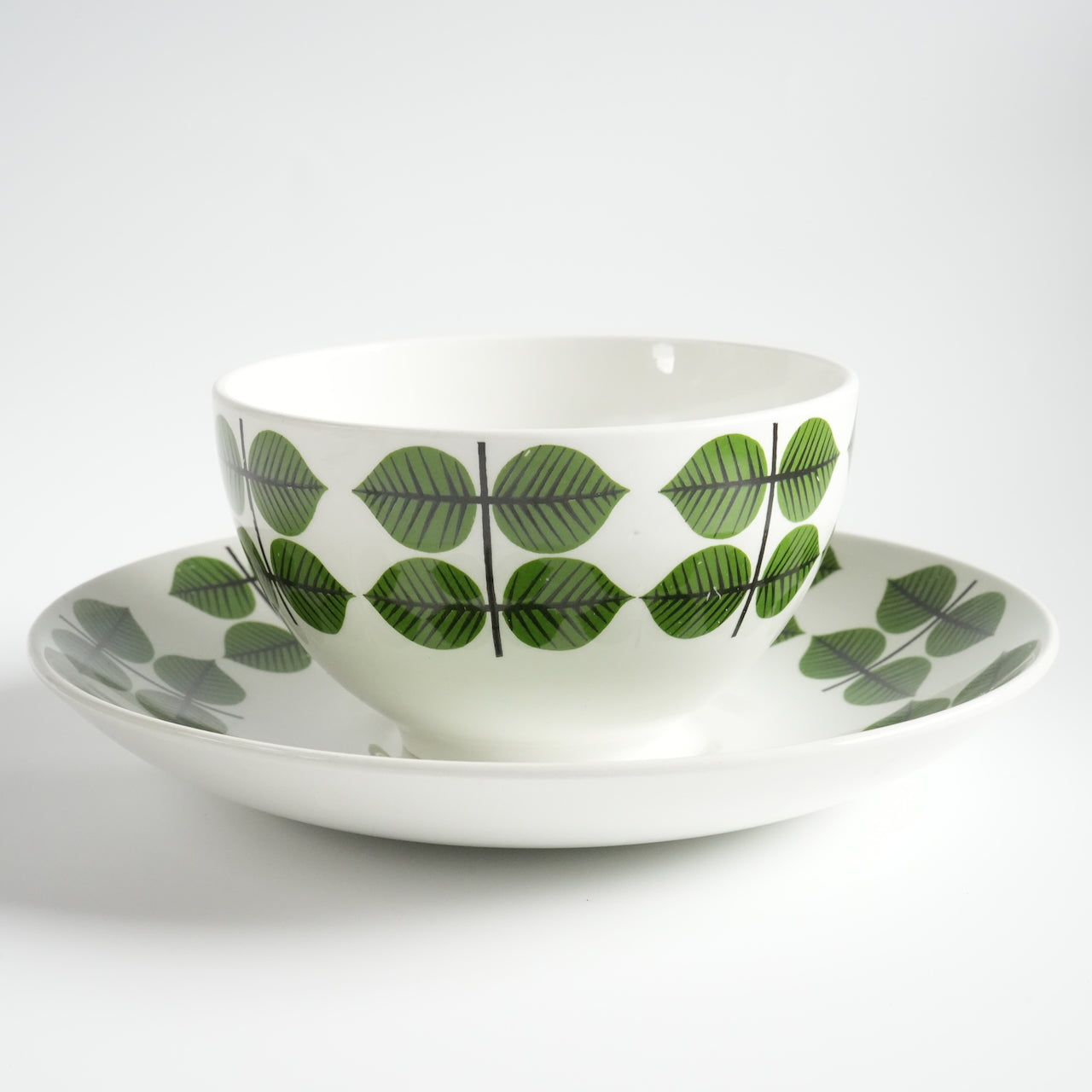 Rare Gustavsberg Bersa Vintage Morning Cup and Saucer