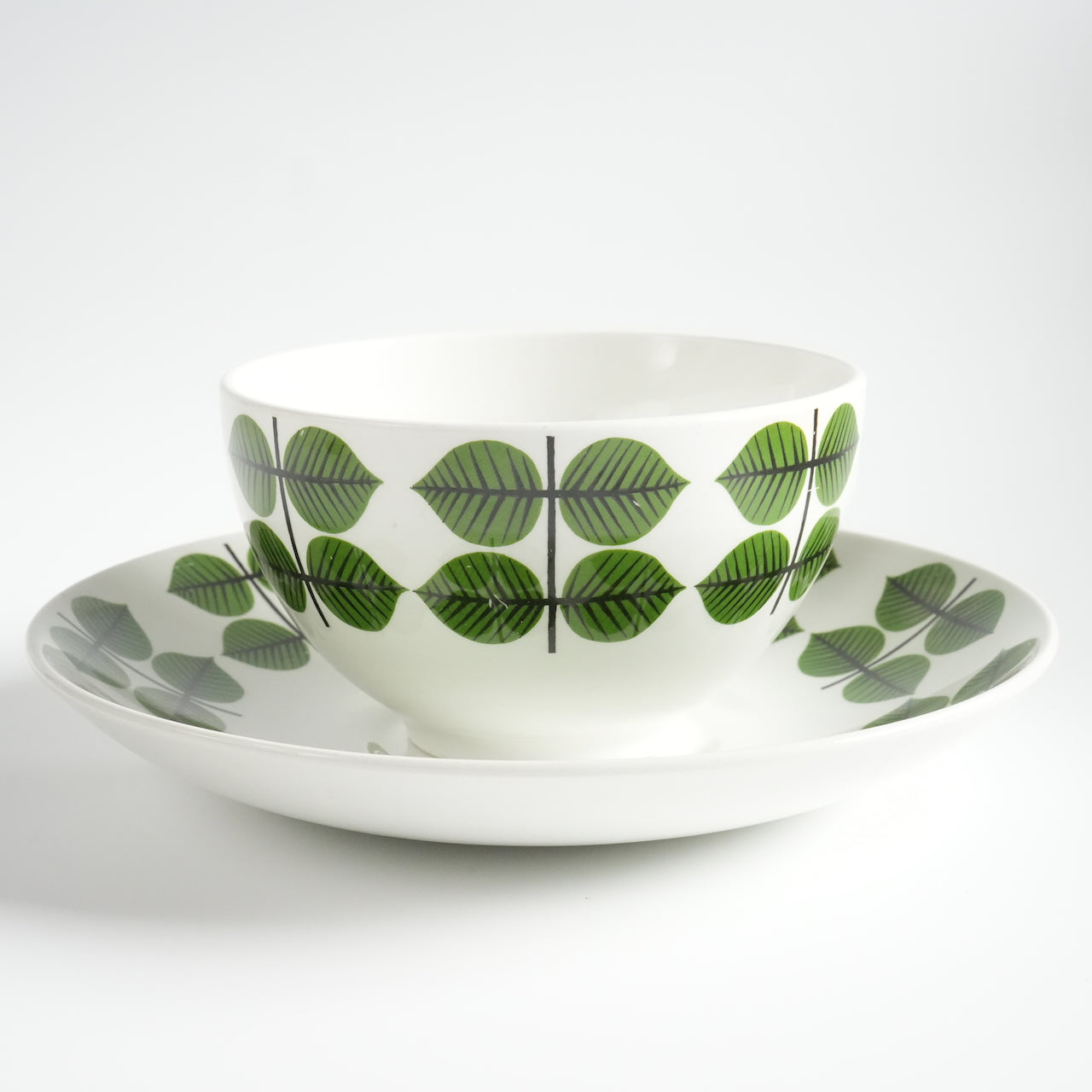 Rare Gustavsberg Bersa Vintage Morning Cup and Saucer