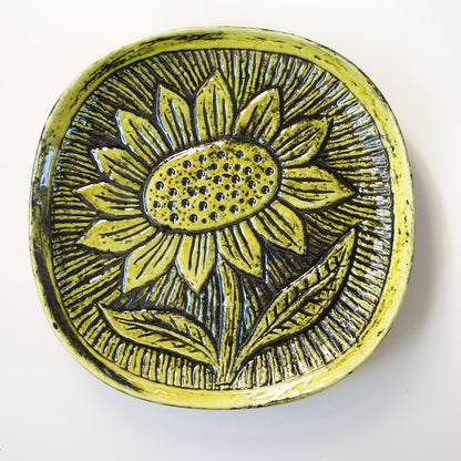 大サイズ ロールストランド グンナー・ニールンド（Gunnar Nylund）ひまわり（Solros）の飾り皿