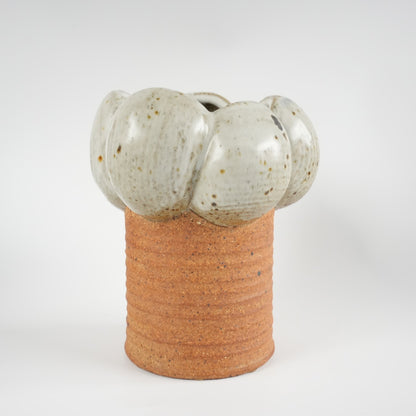 希少 リサ・ラーソン ユニークピース 花弁とシャモットのフラワーベース