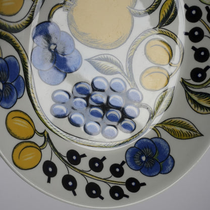 珍品【ヴィオラロゴ】アラビア（ARABIA）パラティッシ（Paratiisi）深皿 スープ皿22cm