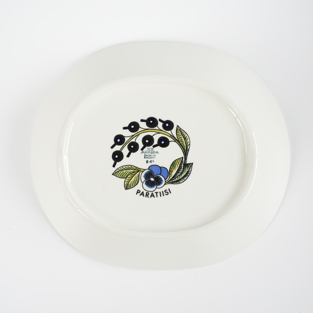 希少サイズ【ヴィオラロゴ】アラビア（ARABIA）パラティッシ（Paratiisi）深皿 スープ皿25cm