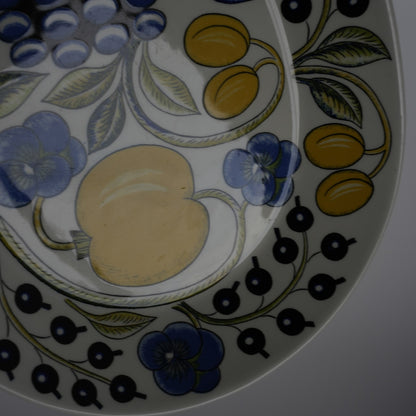 希少サイズ【ヴィオラロゴ】アラビア（ARABIA）パラティッシ（Paratiisi）深皿 スープ皿25cm