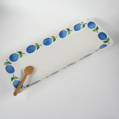 グスタフスベリ（Gustavsberg）プルーヌス（Prunus）特大サイズ スクエアプレート