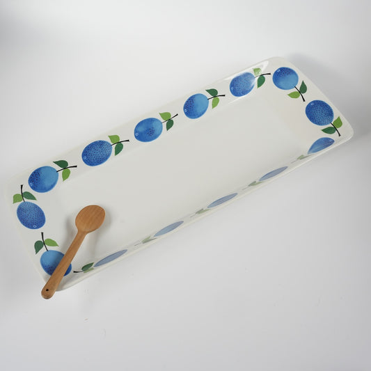 グスタフスベリ（Gustavsberg）プルーヌス（Prunus）特大サイズ スクエアプレート