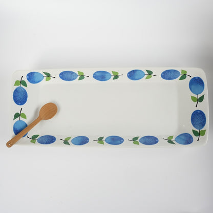 グスタフスベリ（Gustavsberg）プルーヌス（Prunus）特大サイズ スクエアプレート