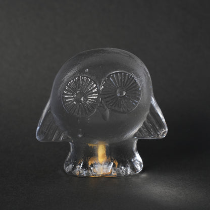 リサ・ラーソン（Lisa Larson） ローヤルクローナ ガラスのふくろう