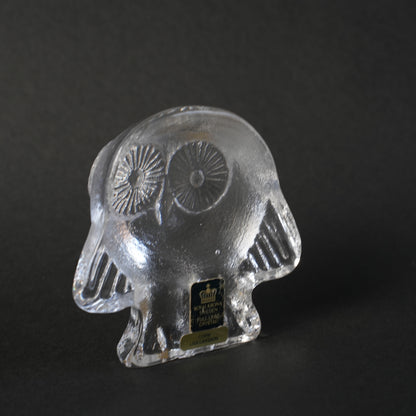 リサ・ラーソン（Lisa Larson） ローヤルクローナ ガラスのふくろう