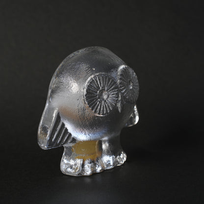 リサ・ラーソン（Lisa Larson） ローヤルクローナ ガラスのふくろう