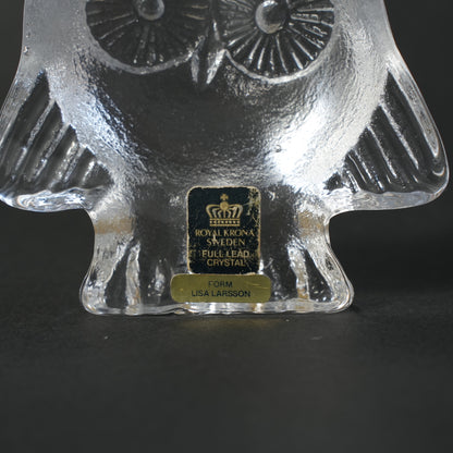リサ・ラーソン（Lisa Larson） ローヤルクローナ ガラスのふくろう