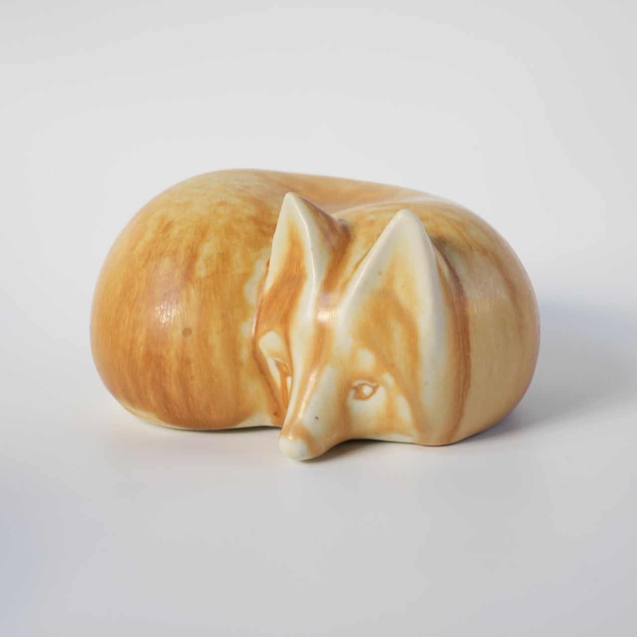 罕见的 Lisa Larson 与 Bernd Friberg 合作：Gustavsberg Skansen 动物园狐狸雕像，中号