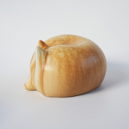 罕见的 Lisa Larson 与 Bernd Friberg 合作：Gustavsberg Skansen 动物园狐狸雕像，中号