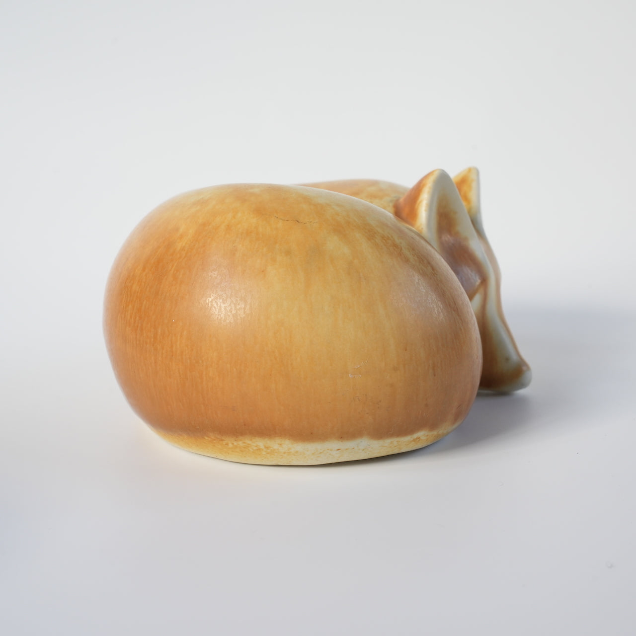 罕见的 Lisa Larson 与 Bernd Friberg 合作：Gustavsberg Skansen 动物园狐狸雕像，中号