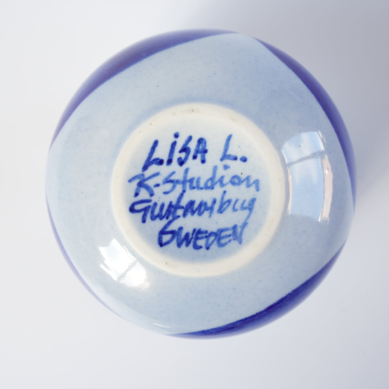 希少 リサ・ラーソン（Lisa Larson）直筆のハンドペイントのシュガーボウル