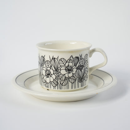 アラビア（ARABIA）クロッカス（Krokus）コーヒーカップ＆ソーサー