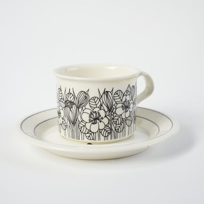 アラビア（ARABIA）クロッカス（Krokus）コーヒーカップ＆ソーサー
