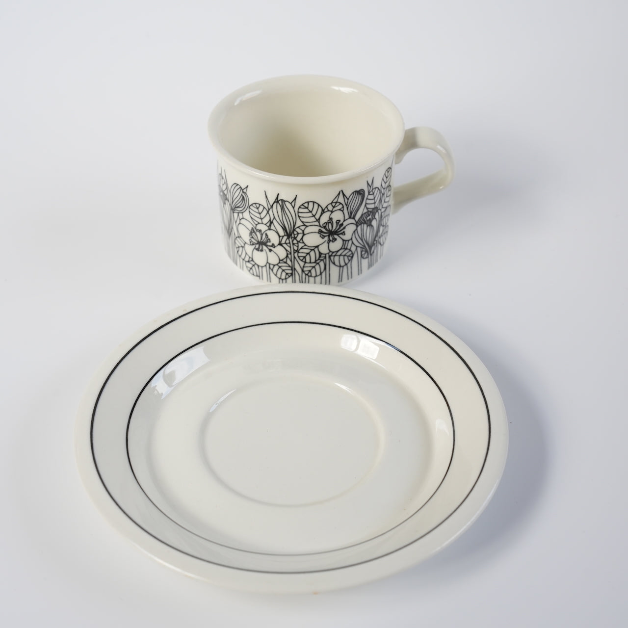 アラビア（ARABIA）クロッカス（Krokus）コーヒーカップ＆ソーサー