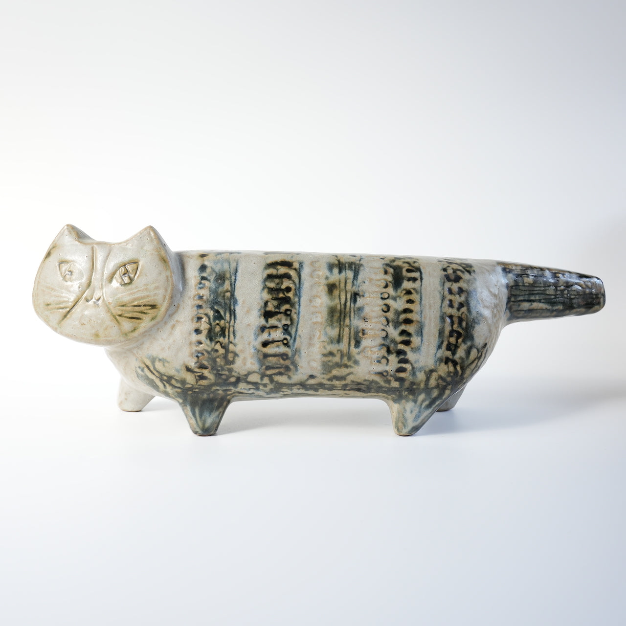 稀有早期模型 Lisa Larson Gustavsberg Stora 动物园猫