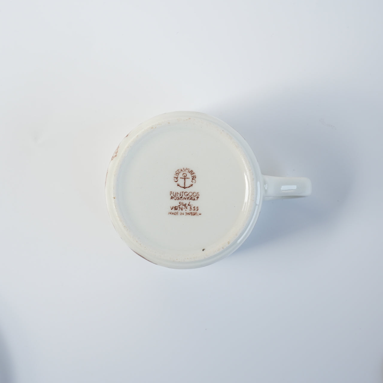 稀有 Gustavsberg Rosenfalt 茶杯和茶碟 1