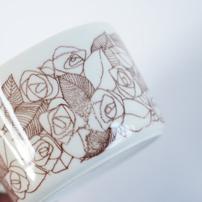 稀有 Gustavsberg Rosenfalt 茶杯和茶碟 1