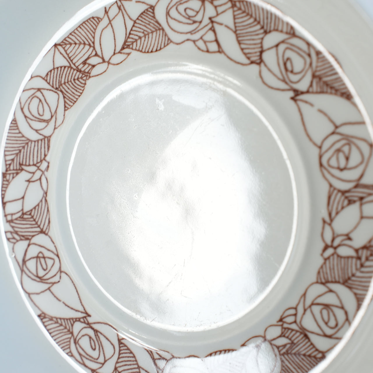 稀有 Gustavsberg Rosenfalt 茶杯和茶碟 1