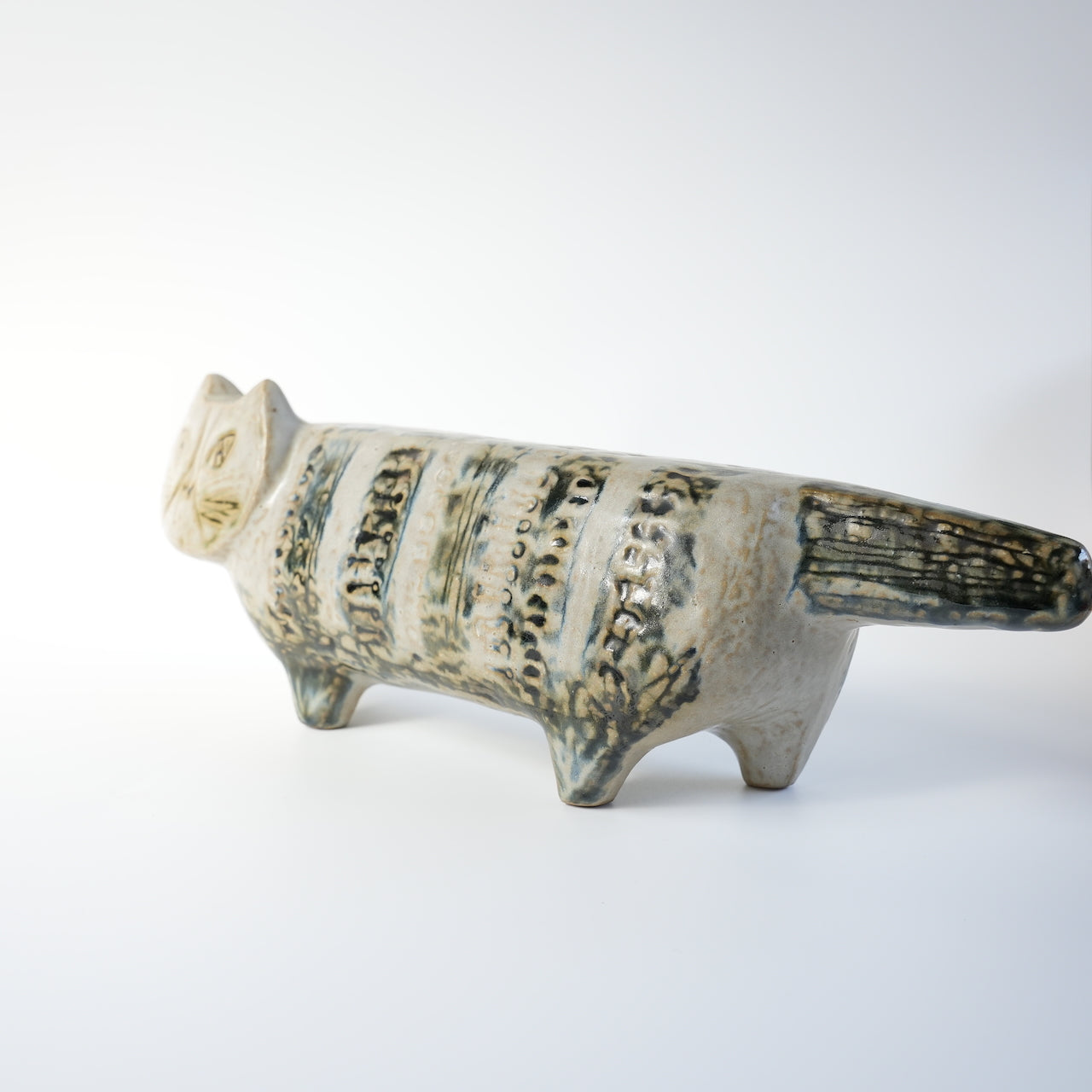 稀有早期模型 Lisa Larson Gustavsberg Stora 动物园猫