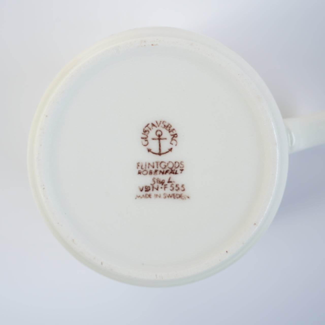 稀有 Gustavsberg Rosenfalt 茶杯和茶碟，2 件