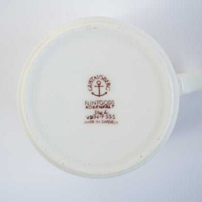 稀有 Gustavsberg Rosenfalt 茶杯和茶碟，2 件