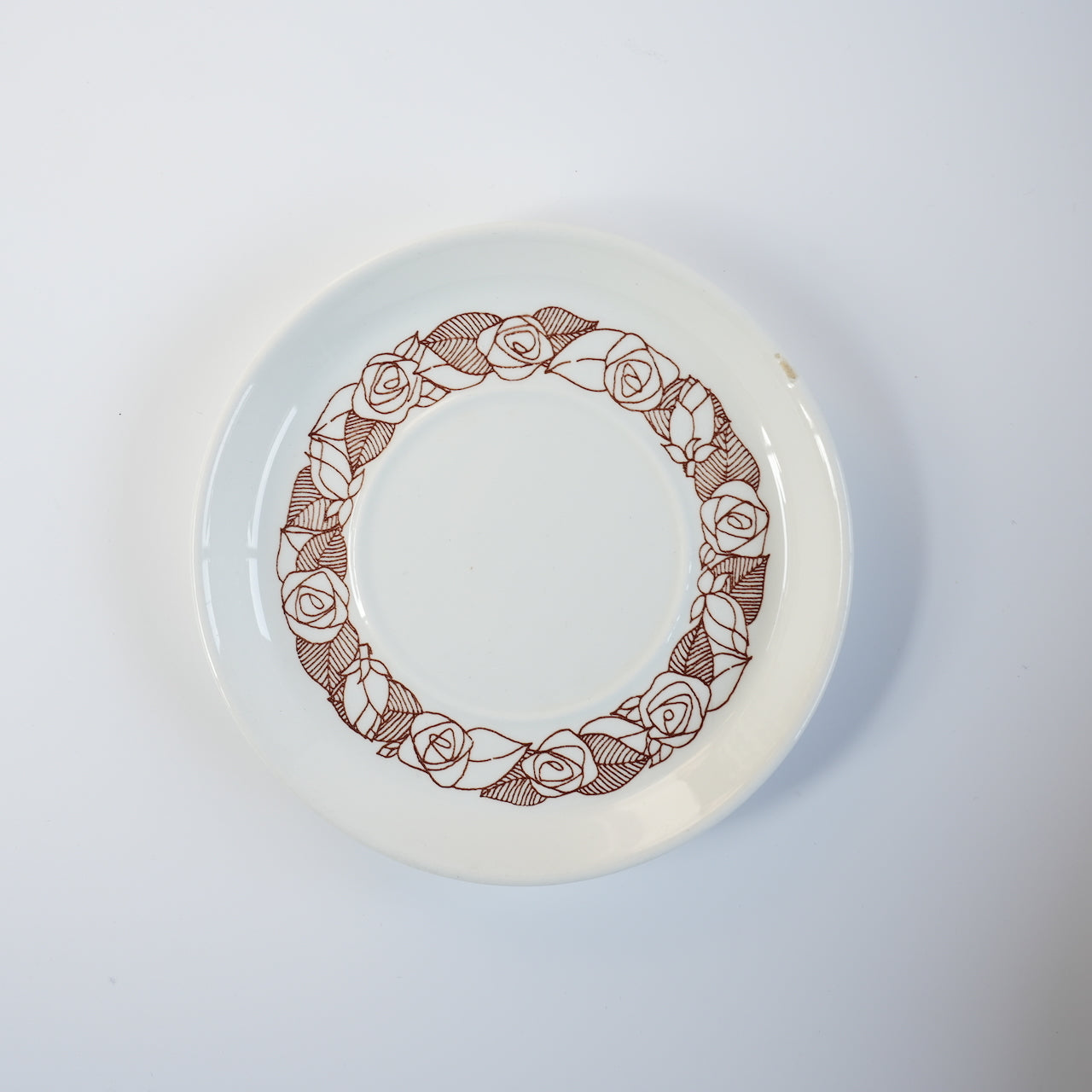 稀有 Gustavsberg Rosenfalt 茶杯和茶碟，2 件