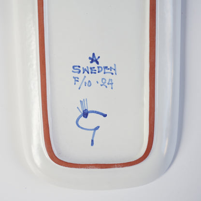 斯蒂格·林德伯格 G 工作室 陶器盘 1950 年代