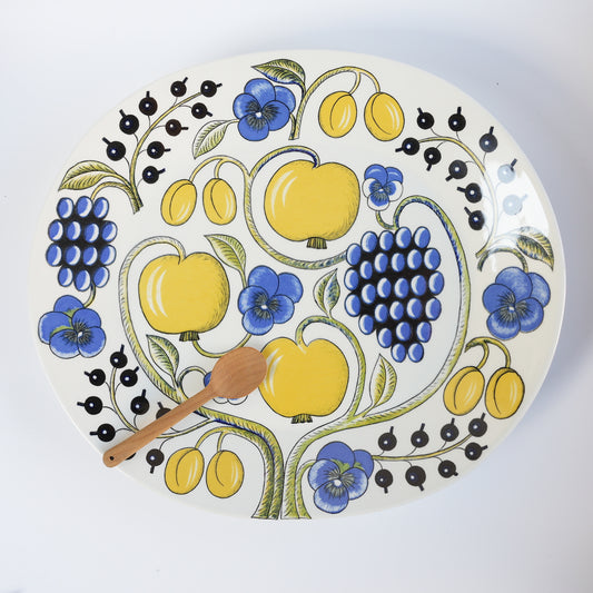 罕见 ARABIA Paratiisi 超大椭圆形盘子 36 厘米