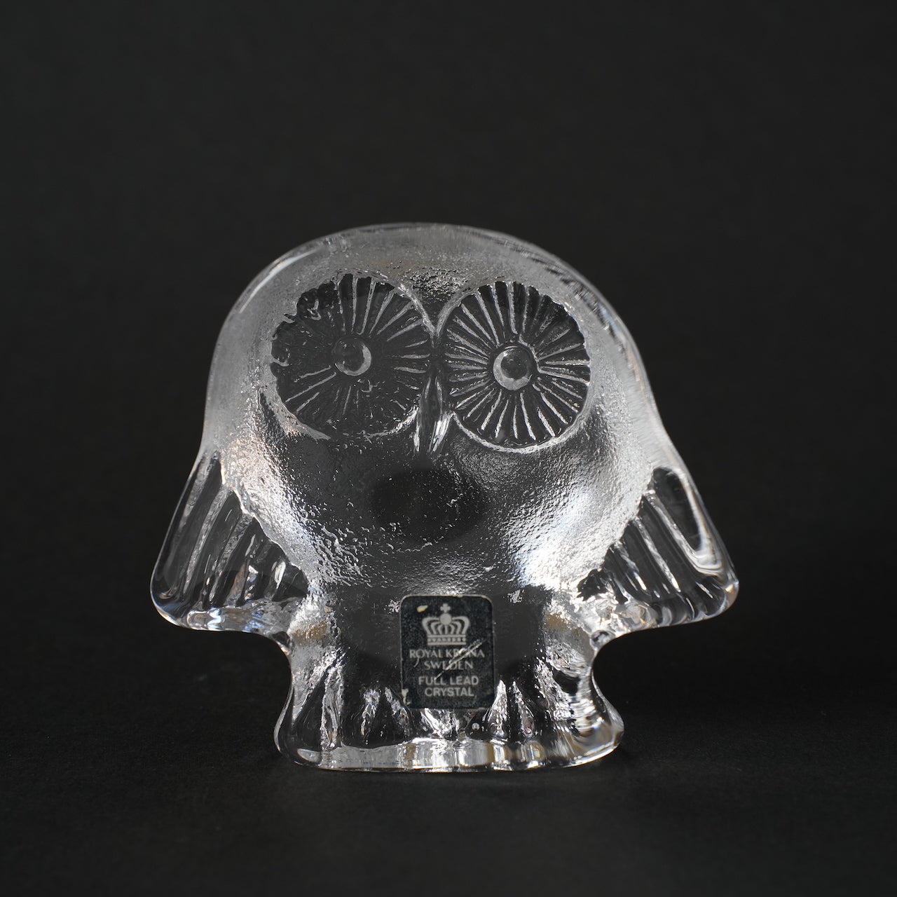 リサ・ラーソン（Lisa Larson） ローヤルクローナ ガラスのふくろう - ディテール 1