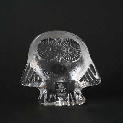 リサ・ラーソン（Lisa Larson） ローヤルクローナ ガラスのふくろう - ディテール 1