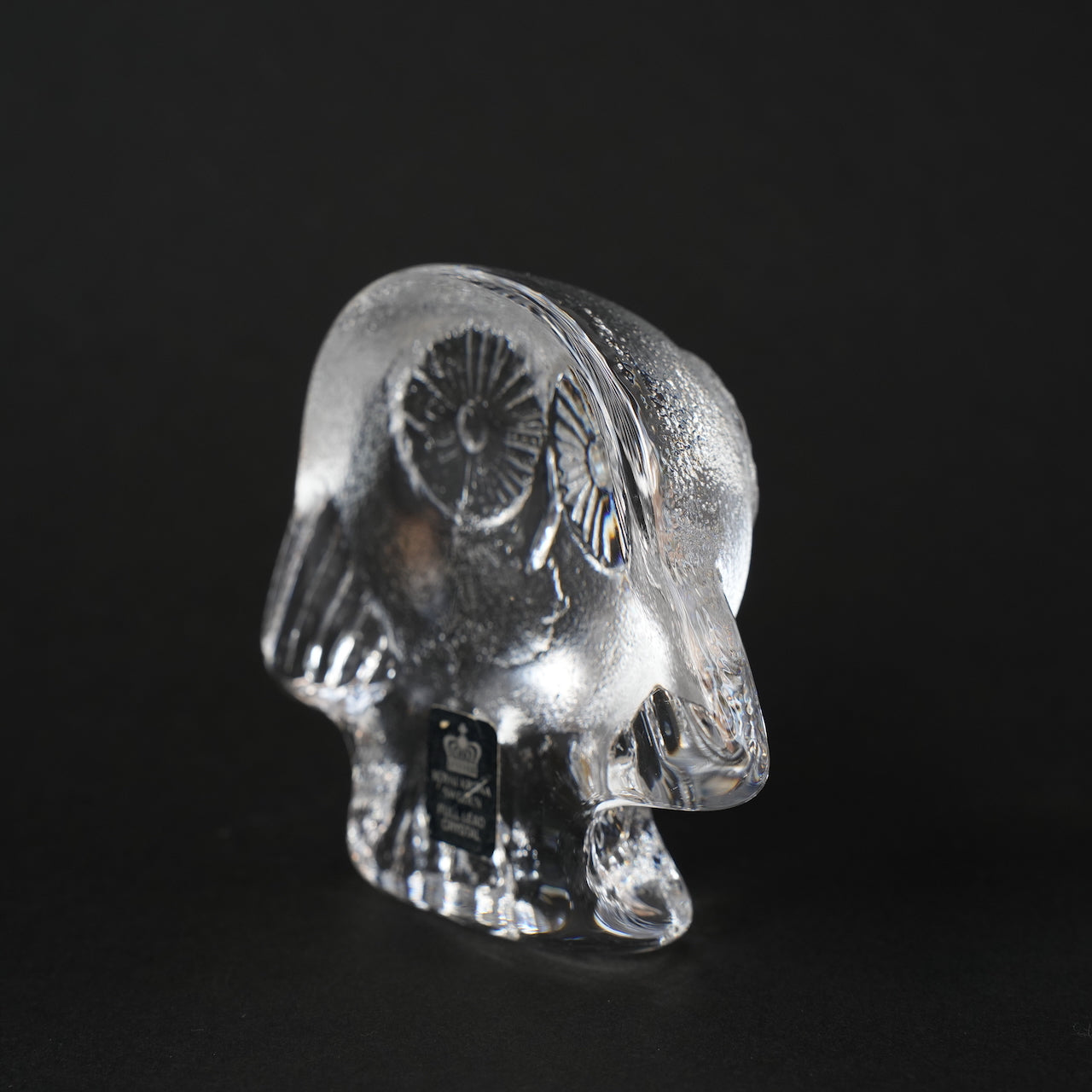 リサ・ラーソン（Lisa Larson） ローヤルクローナ ガラスのふくろう - ディテール 2