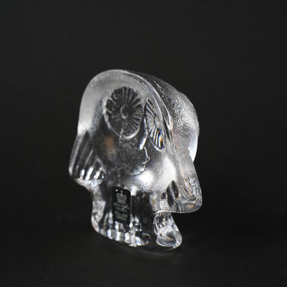 リサ・ラーソン（Lisa Larson） ローヤルクローナ ガラスのふくろう - ディテール 2