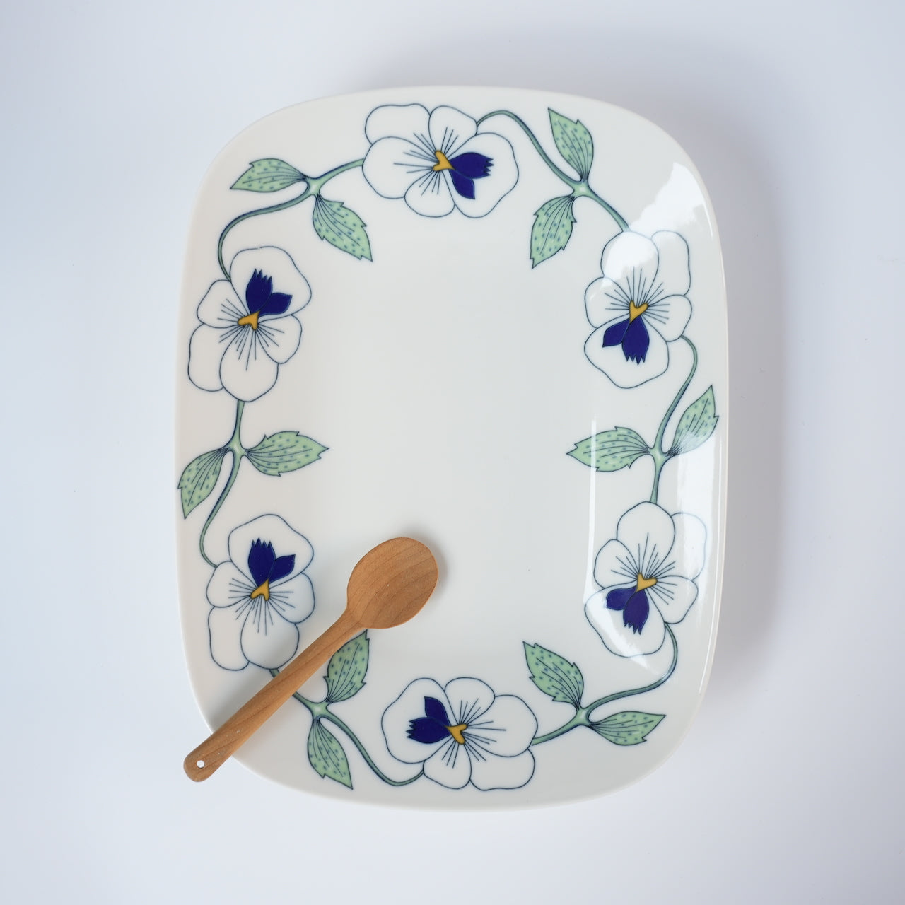 Rörstrand Sylvia 中号方形盘子