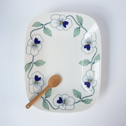 Rörstrand Sylvia 中号方形盘子