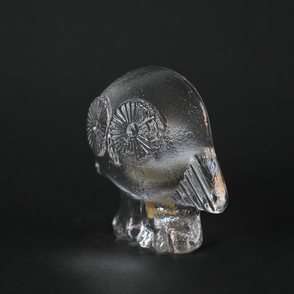 リサ・ラーソン（Lisa Larson） ローヤルクローナ ガラスのふくろう - 全体像