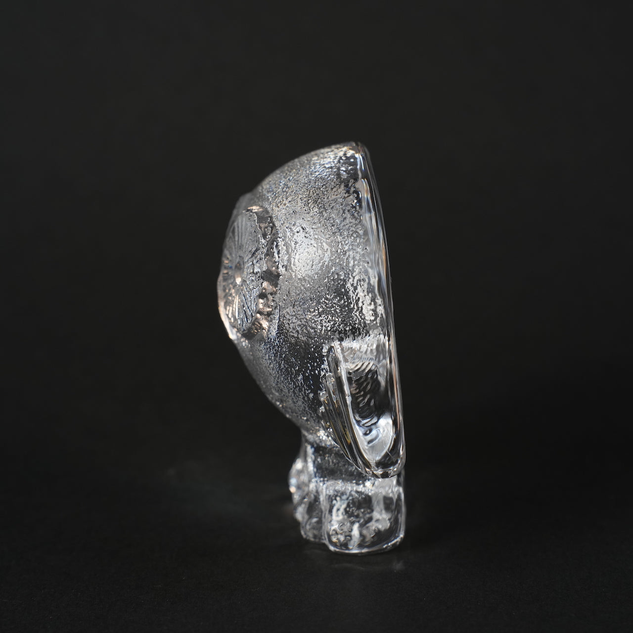 リサ・ラーソン（Lisa Larson） ローヤルクローナ ガラスのふくろう - デザイン・柄の詳細