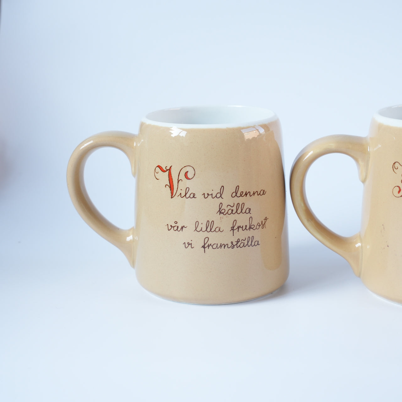 5点揃い＋1点オマケ アラビア ケスティ（Kesti）絵柄違い ビアマグカップ セット - 画像7