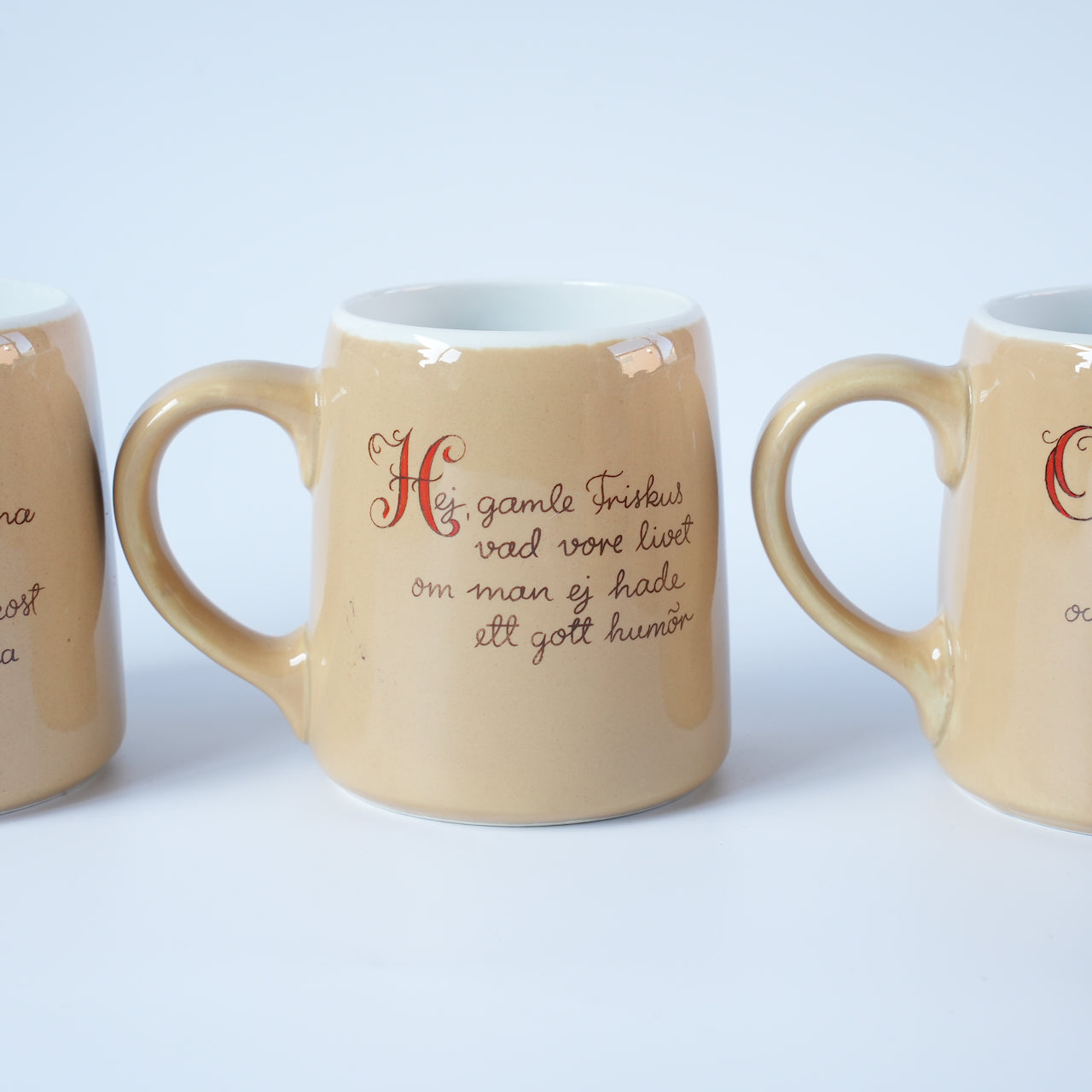 5点揃い＋1点オマケ アラビア ケスティ（Kesti）絵柄違い ビアマグカップ セット - 画像8