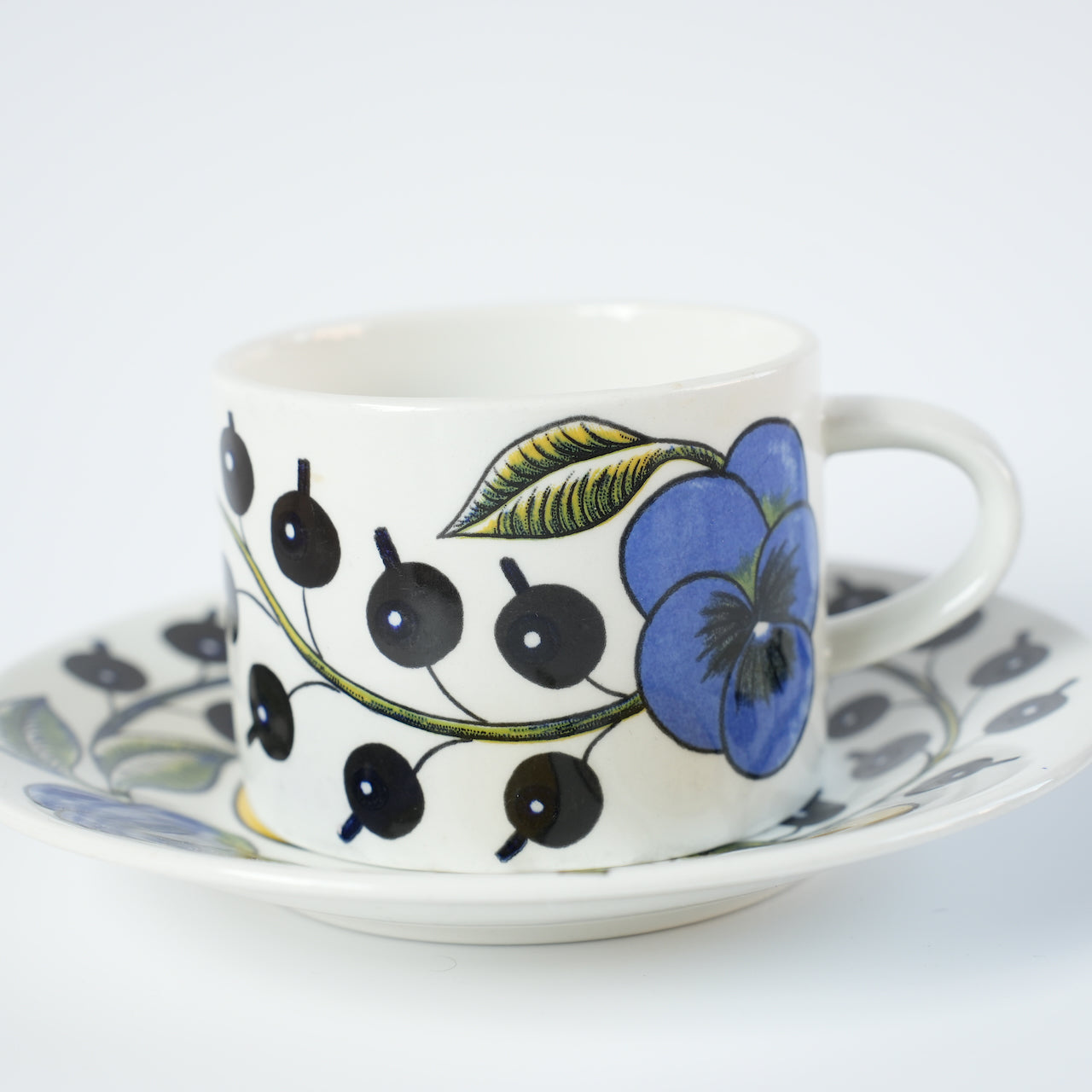 訳あり品【ヴィオラロゴ】アラビア（ARABIA）パラティッシ（Paratiisi）ティーカップ＆ソーサー