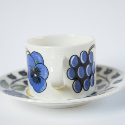 訳あり品【ヴィオラロゴ】アラビア（ARABIA）パラティッシ（Paratiisi）ティーカップ＆ソーサー