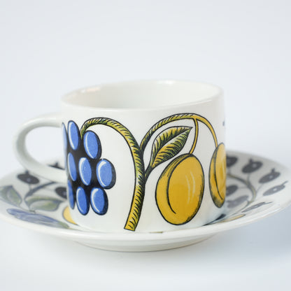 訳あり品【ヴィオラロゴ】アラビア（ARABIA）パラティッシ（Paratiisi）ティーカップ＆ソーサー