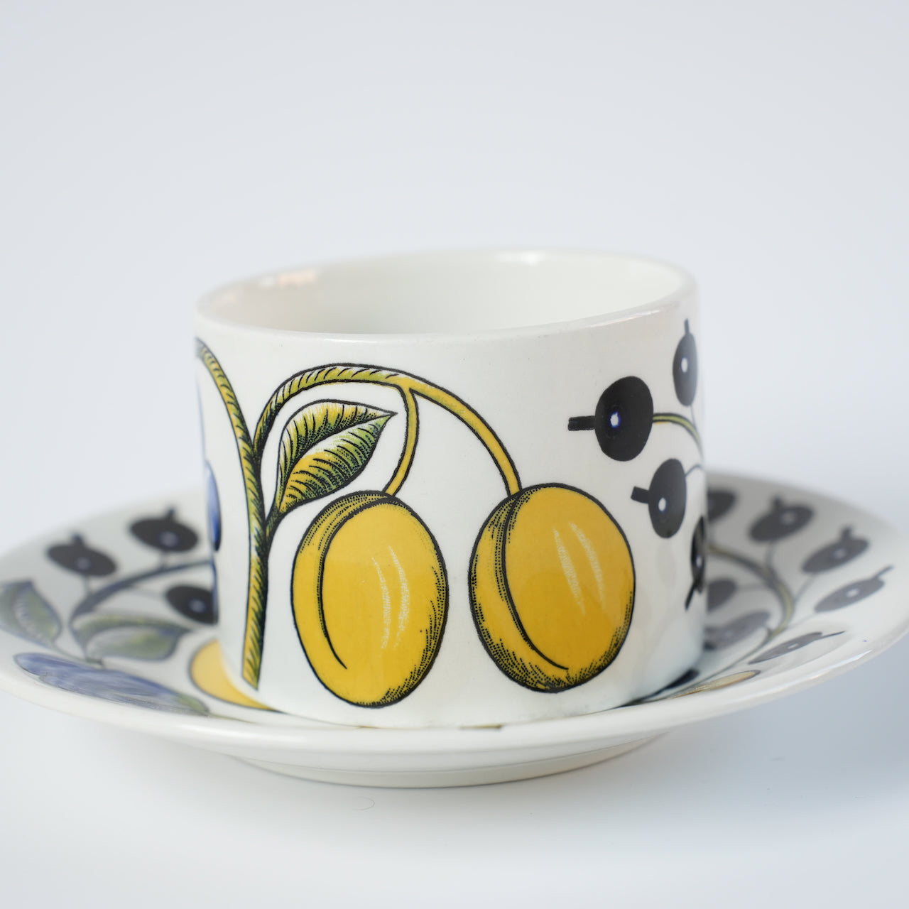 訳あり品【ヴィオラロゴ】アラビア（ARABIA）パラティッシ（Paratiisi）ティーカップ＆ソーサー