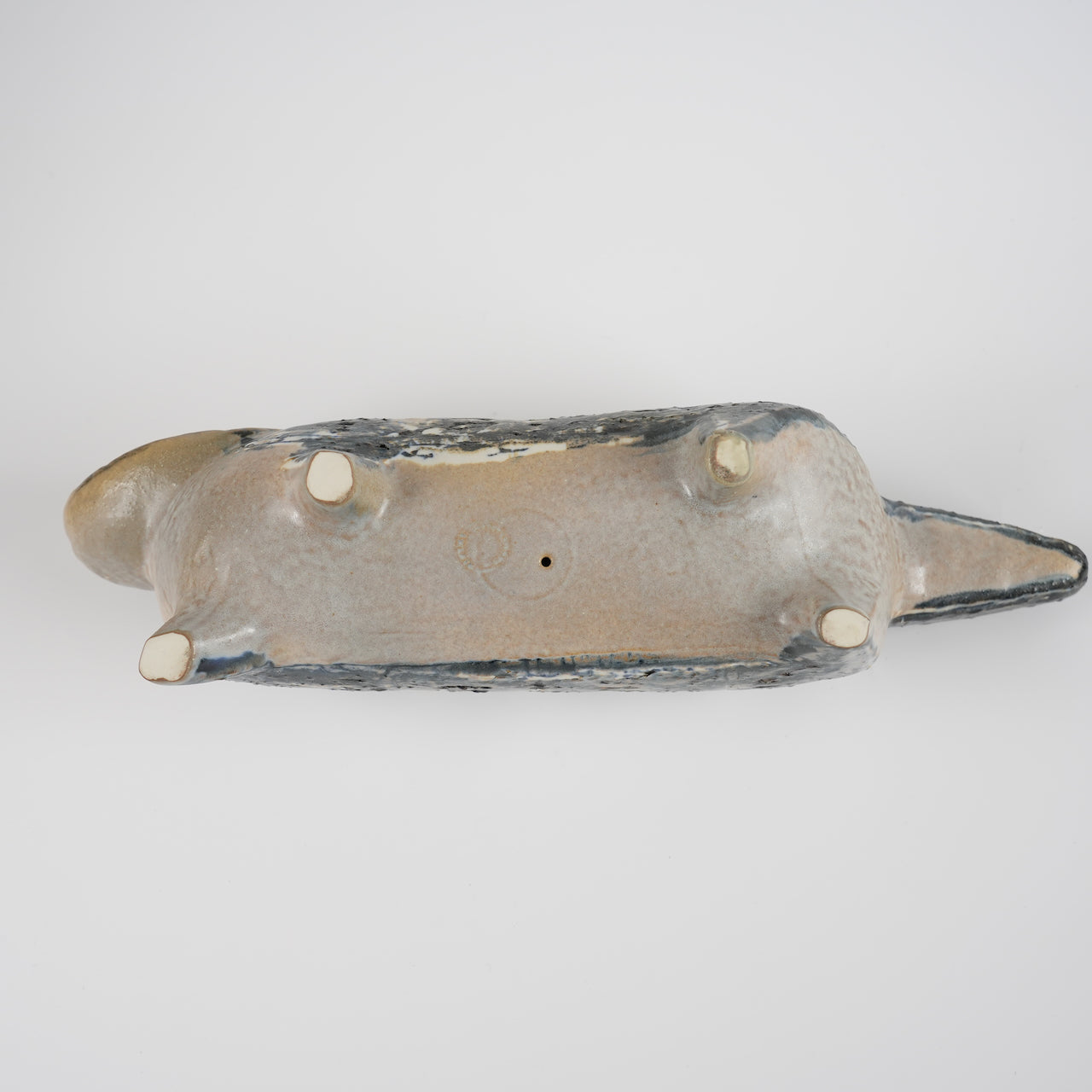 希少 最初期モデル リサ・ラーソン グスタフスベリ 大きな動物園の猫（Stora Zoo Katt） - バックスタンプ・裏印