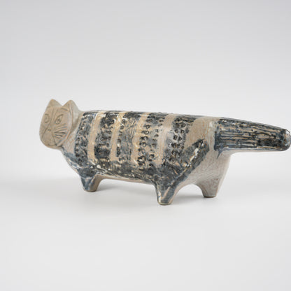 希少 最初期モデル リサ・ラーソン グスタフスベリ 大きな動物園の猫（Stora Zoo Katt） - 側面