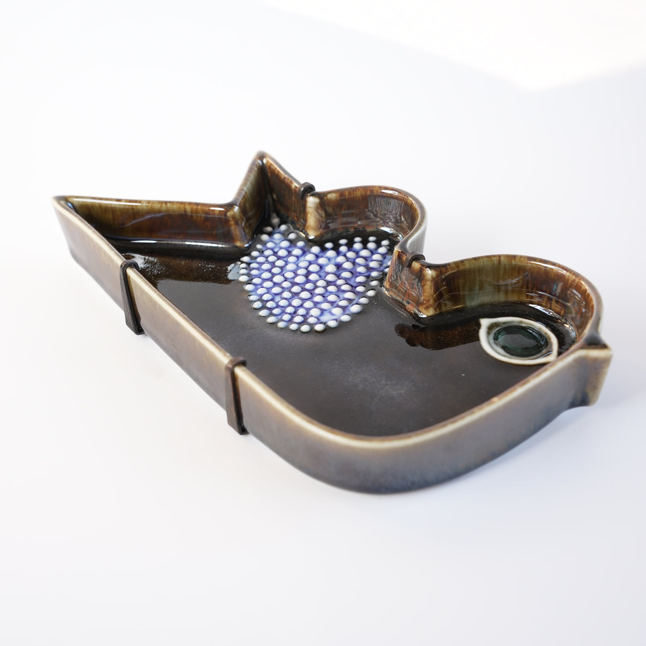 シルビア・レウショヴィウス 陶板 鳥モチーフ ロールストランド スタジオ作品 - 画像3