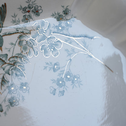 100年前の北欧皿 グスタフスベリ製 ヴェクショー（Wexiö）特大 スクエアプレート